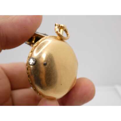 Paliard Besançon montre à coq en or massif, époque XVIII ème, C couronné – Image 15