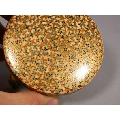 Japon Satsuma Hododa, boîte coffret en céramique, époque XIX ème – Image 4