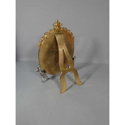 Maison A Giroux, miroir aux amours en bronze émaillé en champlevé, époque XIX ème – Image 12