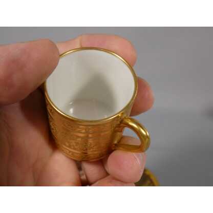 Incrustation d'or, tasse de collection en porcelaine de Limoges – Image 5