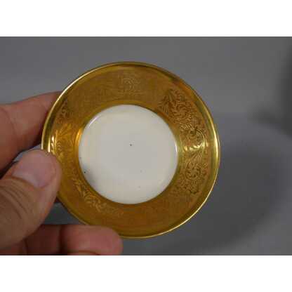Incrustation d'or, tasse de collection en porcelaine de Limoges – Image 4