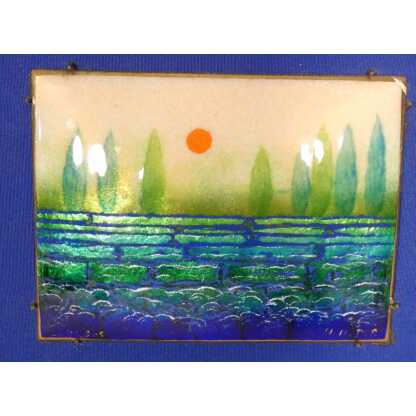 Héliodor, tableau en émail, émaux de Limoges contemporain, vers 1990-2000 – Image 2