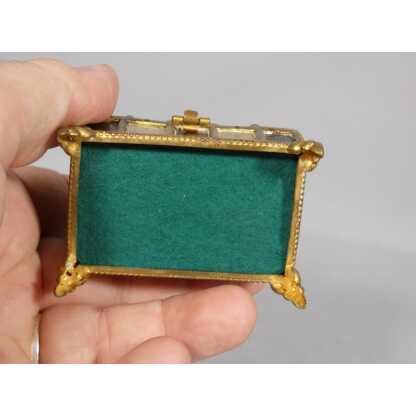 Coffret miniature en écaille de tortue et nacre, époque XIX ème – Image 7