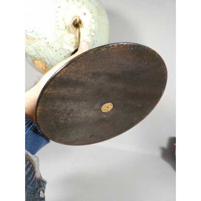 diam 33 cm, grande mappemonde ancienne J Forest au 1/40000000, époque fin XIX ème – Image 5