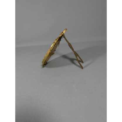 Cadre photo ovale de style Louis XVI en bronze doré, époque début XX ème – Image 8