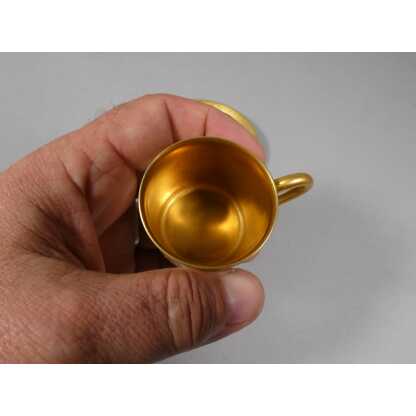 Incrustation d'or, tasse de collection en porcelaine de Limoges – Image 8