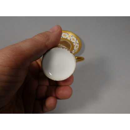 Incrustation d'or, tasse de collection en porcelaine de Limoges – Image 7