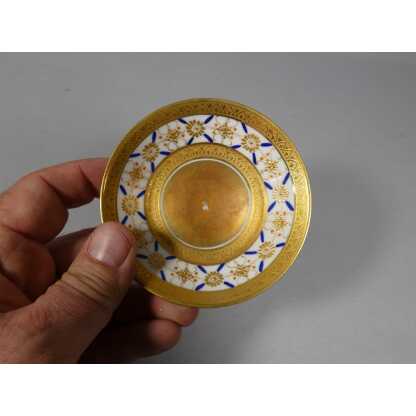 Incrustation d'or, tasse de collection en porcelaine de Limoges – Image 6