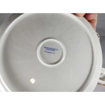 Bernardaud Singapour, service à thé et dessert en porcelaine de Limoges pour 8 personnes – Image 11