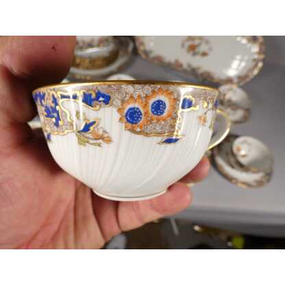 Bernardaud Singapour, service à thé et dessert en porcelaine de Limoges pour 8 personnes – Image 10
