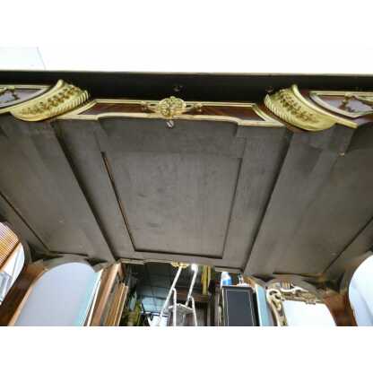 Estampillé Paul Sormani, bureau plat de style Régence en palissandre et bronze doré, XIX ème – Image 18
