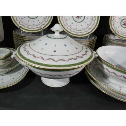 Haviland Vieux Paris vert, service de table pour 12 personnes, porcelaine Limoges – Image 15