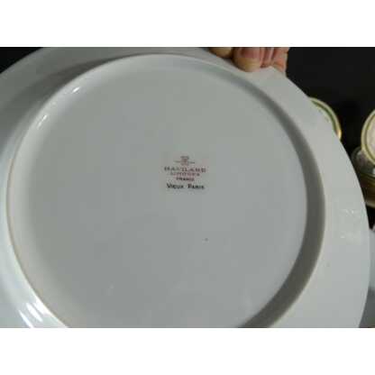 Haviland Vieux Paris vert, service de table pour 12 personnes, porcelaine Limoges – Image 6