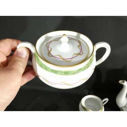 Haviland Vieux Paris vert, service à café pour 12 personnes, porcelaine Limoges – Image 7