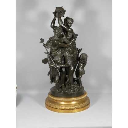 Important Groupe En Bronze, Bacchanale Musique Et Danse, Schoenewerk Et Delafontaine, XIX ème – Image 21