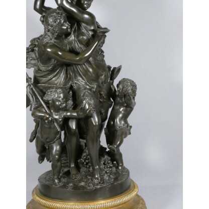 Important Groupe En Bronze, Bacchanale Musique Et Danse, Schoenewerk Et Delafontaine, XIX ème – Image 11