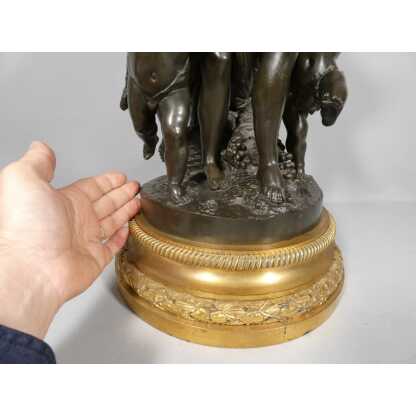 Important Groupe En Bronze, Bacchanale Musique Et Danse, Schoenewerk Et Delafontaine, XIX ème – Image 19