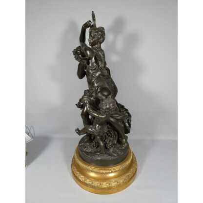 Important Groupe En Bronze, Bacchanale Musique Et Danse, Schoenewerk Et Delafontaine, XIX ème – Image 16