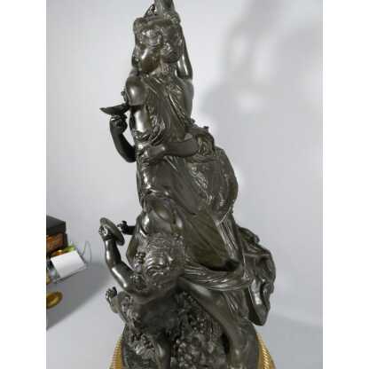 Important Groupe En Bronze, Bacchanale Musique Et Danse, Schoenewerk Et Delafontaine, XIX ème – Image 15