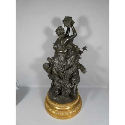 Important Groupe En Bronze, Bacchanale Musique Et Danse, Schoenewerk Et Delafontaine, XIX ème – Image 14