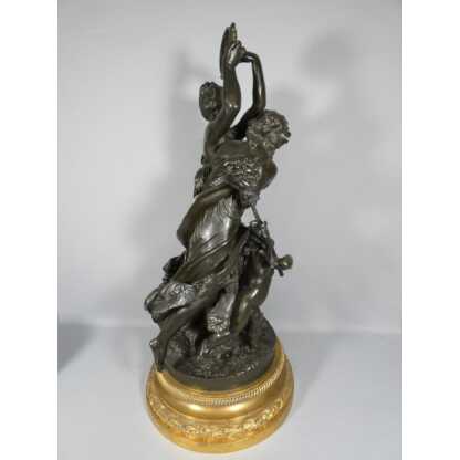 Important Groupe En Bronze, Bacchanale Musique Et Danse, Schoenewerk Et Delafontaine, XIX ème – Image 5