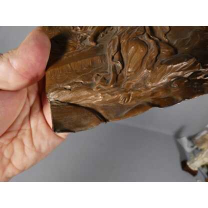 Le baptême du Christ, plaque en cuivre repoussé époque XVIII ème siècle – Image 5