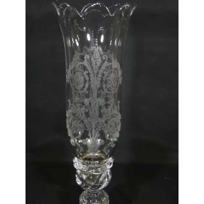 Baccarat tors Bambou, photophore en cristal moulé et gravé – Image 2