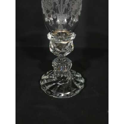 Baccarat tors Bambou, photophore en cristal moulé et gravé – Image 7