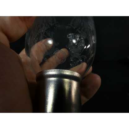 Baccarat tors Bambou, photophore en cristal moulé et gravé – Image 5