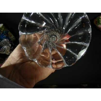 Baccarat tors Bambou, photophore en cristal moulé et gravé – Image 3