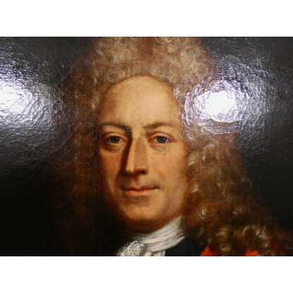 Portrait d'un magistrat de la fin du XVII ème, Gillbert Alexandre de Beausson? cadre doré – Image 12