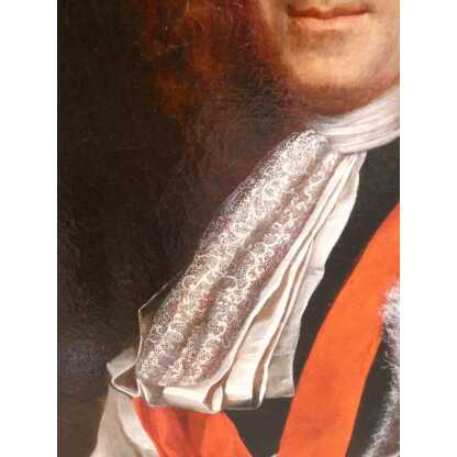 Portrait d'un magistrat de la fin du XVII ème, Gillbert Alexandre de Beausson? cadre doré – Image 11