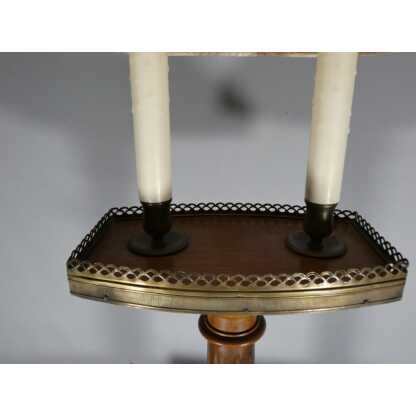 Guéridon liseuse porte lumière de style Louis XVI en acajou, époque XIX ème – Image 3