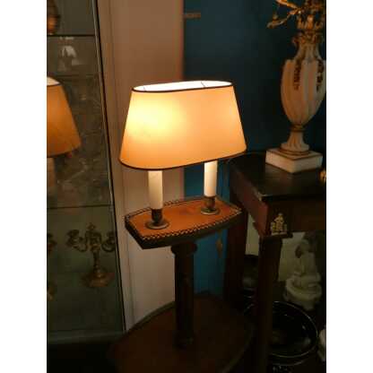 Guéridon liseuse porte lumière de style Louis XVI en acajou, époque XIX ème – Image 5