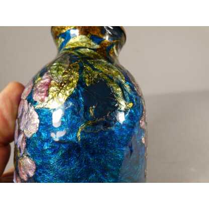 La Glycine, vase en émail émaux de Limoges par Cibot et Thoumieux, début XX ème – Image 9