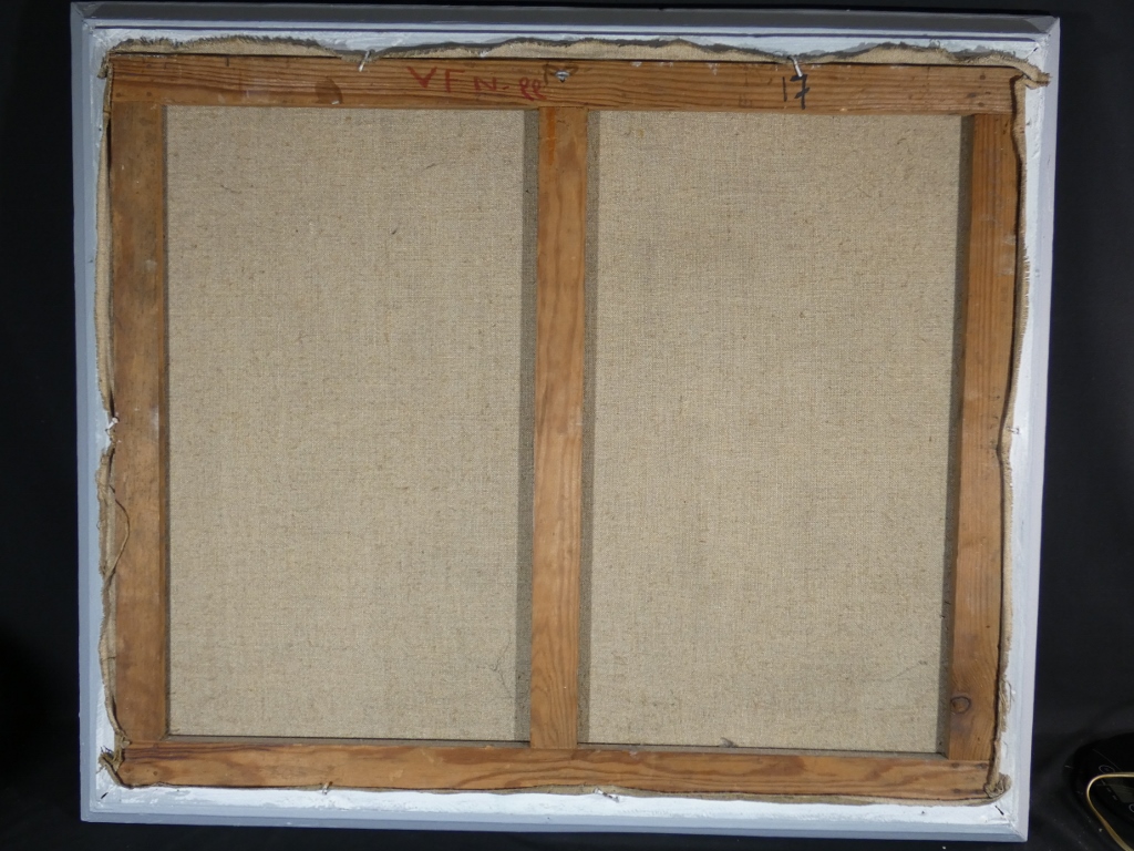 Déjeuner sous la tonnelle, tableau huile sur toile par Paul Terpereau (1893-1975) – Image 15