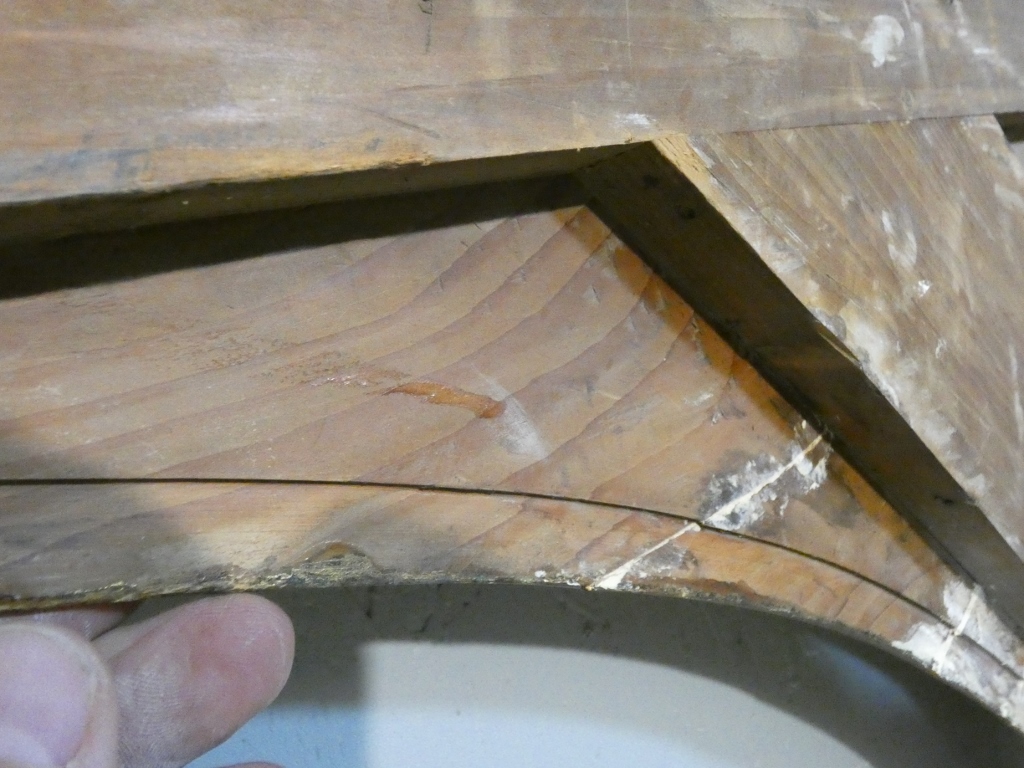 Grand cadre rond couronne feuilles de laurier, style Louis XVI Empire, époque début XX ème – Image 18