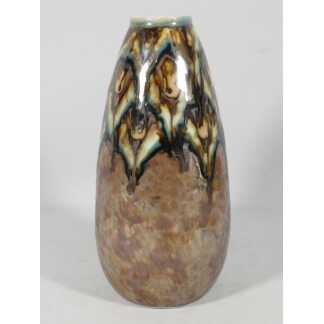 Camille Tharaud Limoges, vase Art Déco en porcelaine de grand feu, 1935