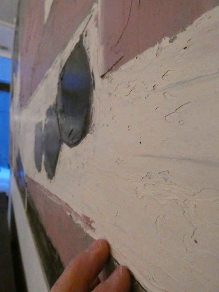 Grand tableau abstrait par Maurice Mante daté 1985, 203*103 cm – Image 7