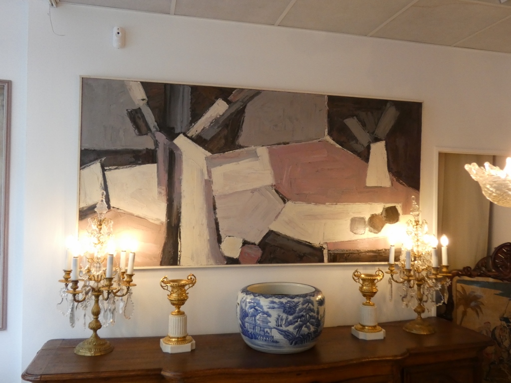 Grand tableau abstrait par Maurice Mante daté 1985, 203*103 cm – Image 5