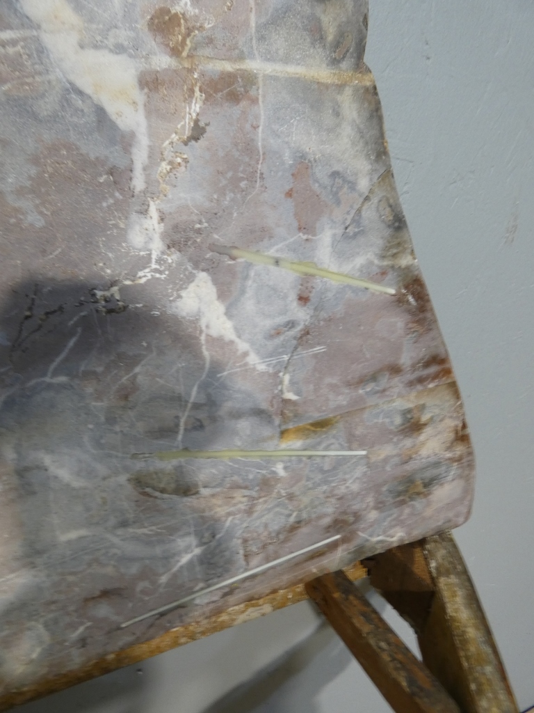 Console en bois sculpté et doré d'époque début Louis XVI, XVIII ème siècle – Image 14