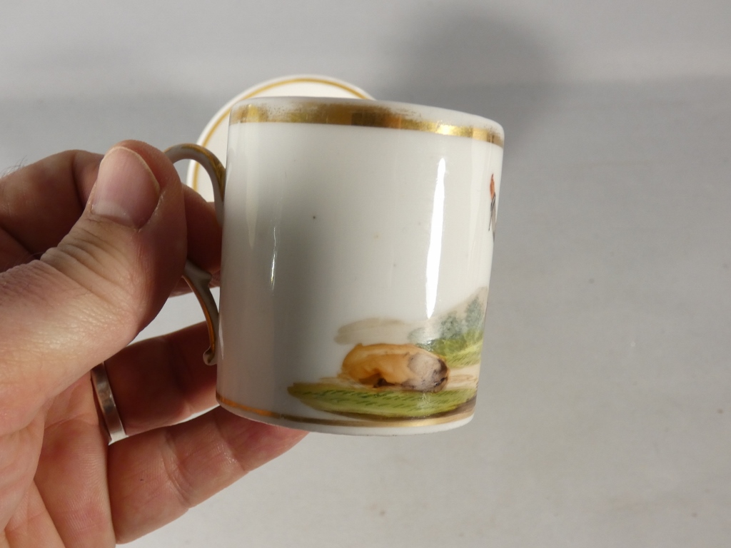 Au chinois, tasse en porcelaine de Paris époque début XIX ème siècle – Image 10