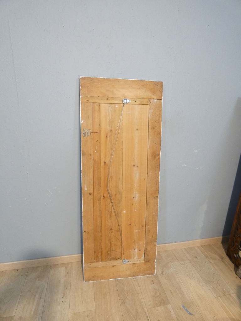 Tête de lit, haut de porte aux angelots en bois et stuc, époque Napoléon III, panneau boiseries – Image 16