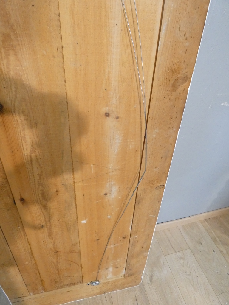 Tête de lit, haut de porte aux angelots en bois et stuc, époque Napoléon III, panneau boiseries – Image 18