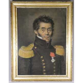 Portrait du général baron Joseph François Fririon, 48e régiment d'infanterie Artois, début XIX