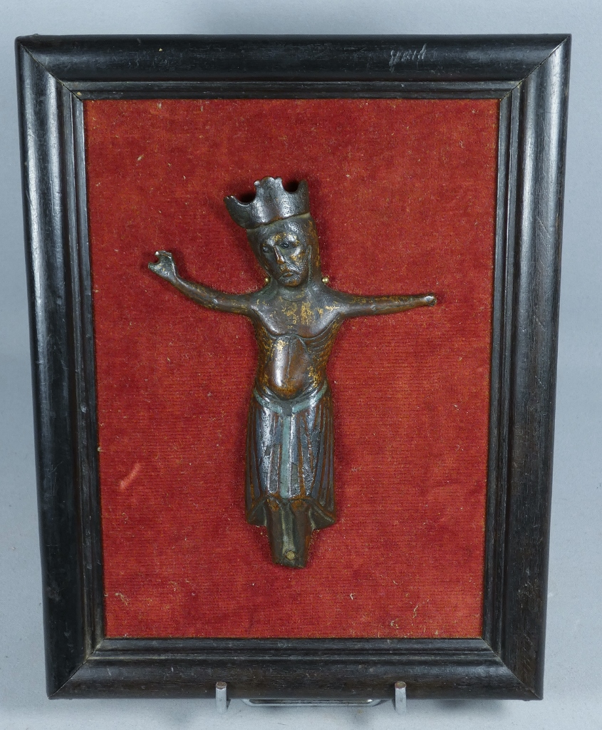 Limoges XIII ème siècle, Christ en cuivre émaillé en champlevé, émail, émaux, Moyen-âge – Image 11