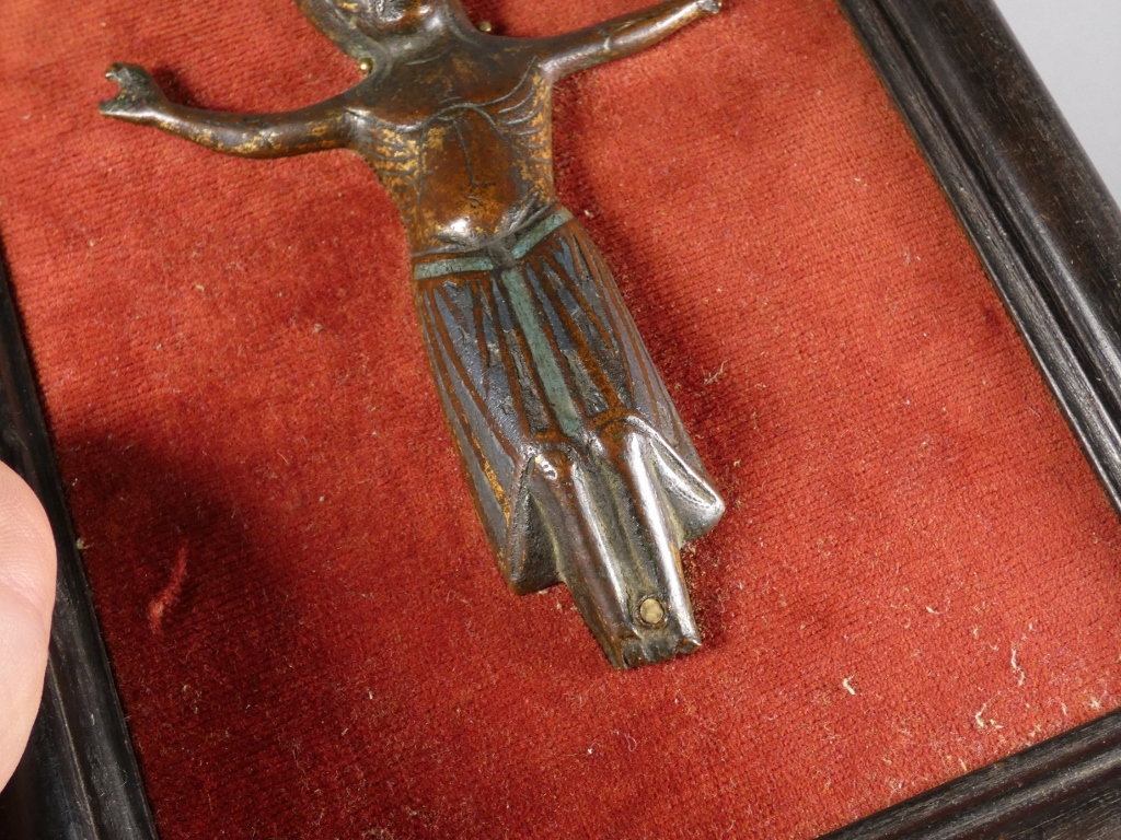 Limoges XIII ème siècle, Christ en cuivre émaillé en champlevé, émail, émaux, Moyen-âge – Image 18