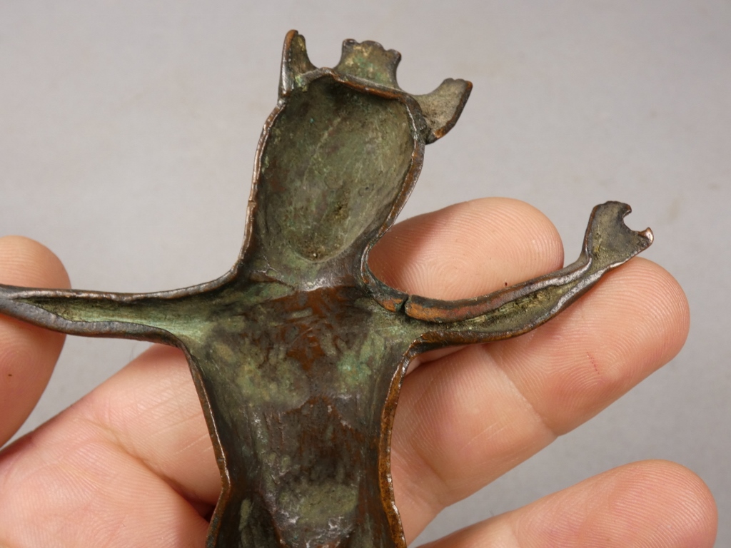 Limoges XIII ème siècle, Christ en cuivre émaillé en champlevé, émail, émaux, Moyen-âge – Image 8