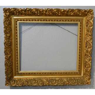 Grand cadre Napoléon III en bois et stuc doré, époque XIX ème