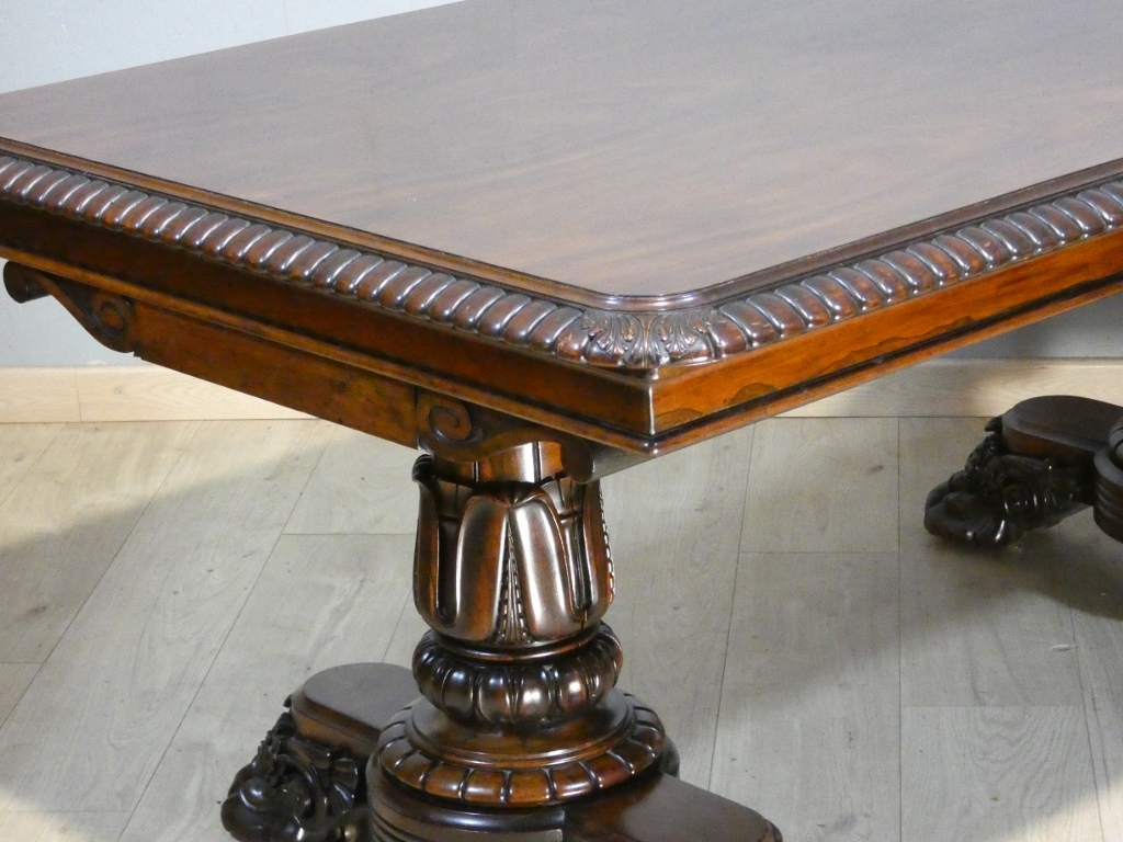 Table de salle à manger ou de bibliothèque en palissandre, Angleterre début XIX ème siècle – Image 3